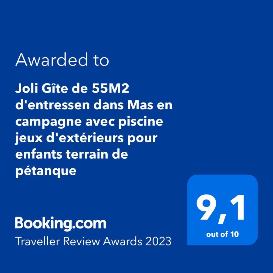 Offrez-Vous Un Sejour Dans Notre Gite A Entressen Une Grande Piscine Pour Se Rafraichir ,Un Espace De Jeux Pour Enfants Pour Des Heures De Divertissement Un Terrain De Petanque Pour Des Parties Endiablees Экстерьер фото